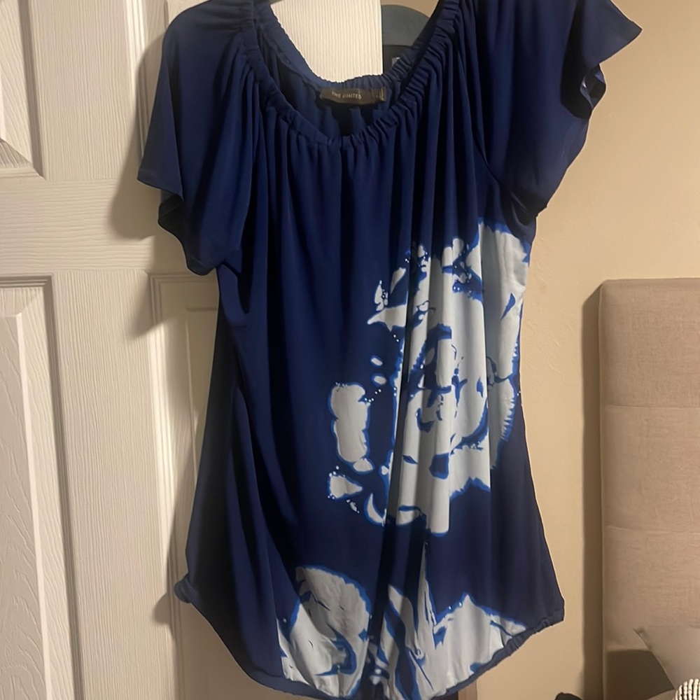 The Limited Blue with light blue design, elastic at the bottom